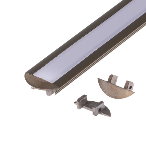 Difuzory a koncovky - Koncovka profilu V3B bronzová - foto 1