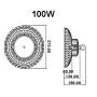 LED průmyslové svítidlo HB-UFO100W - foto 4