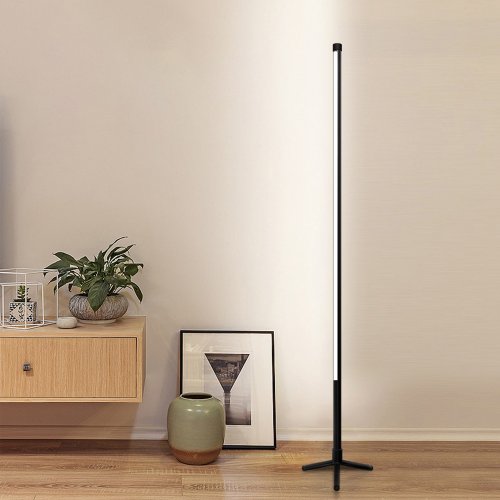 Stojací lampy - LED stojací lampa 12W, RGB+CCT, (WiFi + 2.4G), dálkové ovládání, Tuya Smart, Alexa, Google Assistant, WL-FL5B - foto 1