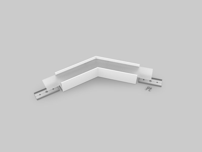 Úchyty, spojky, závěsný materiál -  VARIO30-02 rohová spojka 135 st bílá, V4700001s - foto 1