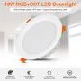 Vestavné svítidla - 18W LED svítidlo downlight RGB+CCT, RF 2.4GHz, FUT065, Mi-Light - foto 6