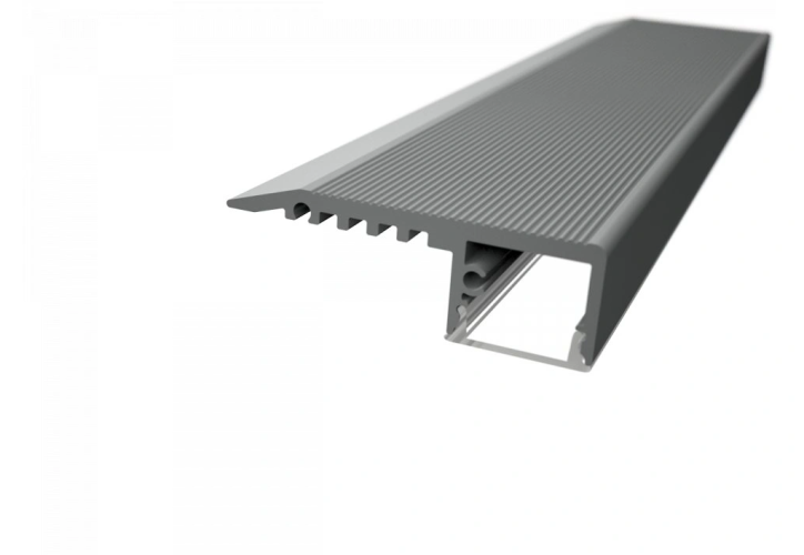 Schodišťové profily - LED schodišťový profil STAIRS, 2m, stříbrný, LP402 - foto 1