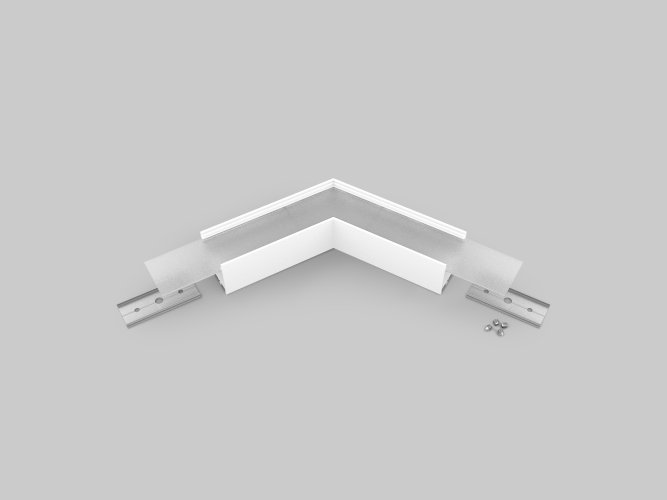 Úchyty, spojky, závěsný materiál - VARIO30-02 rohová spojka 120 st bílá, V4690001s - foto 1