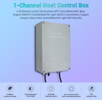 SYS - 1 kanálový hostitelský ovládací panel Max 200W, RF 2.4GHz, 24VDC, max 8,5A, IP66, SYS-PT1, Mi-Light