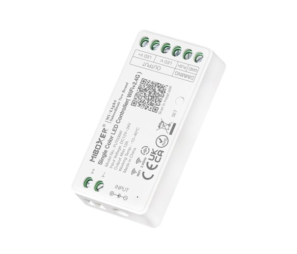 Ovladače, řídící jednotky - Jednobarevný RF+WIFI+Bluetooth LED  přijímač, FUT036W 12-24VDC, 12A, Mi-light - foto 1
