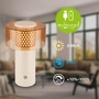 Stolní lampy dekorační - BRILO 7669014 Gila stolní lampa - 2,6W, 200lm, bezdrátová, LED, IP44, dotykový vypínač, stmívatelná, kávová/světlešedá - BRILO - foto 2