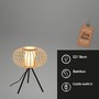 Stolní lampy dekorační - BRI 7759011 Stolní lampa, 39,5 cm, 1x E27, max. 10W, Bambus - BRILONER - foto 2
