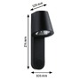 Nástěnná - P 94862 LED venkovní nástěnné svítidlo Caissa pohybové čidlo HF senzor IP44 105x127mm 3000K 9W 230V 65° antracit hliník - PAULMANN - foto 2