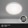 Kruhová - BRILO 3046-014 LED stropní svítidlo pr. 28 cm 15W 1500lm stříbrná - BRILO - foto 2