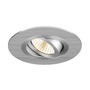 Kruhová - LA 1007632 NEW TRIA® 75 XL kroužek pro vestavbu do stropu, D: 11 H: 2,6 cm, IP 20, hliník - BIG WHITE (SLV) - foto 2