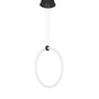 Kruhová - NV 9892164 Závěsné svítidlo GIRDINO černý hliník a akryl LED 21W 230V 3000K IP20 - NOVA LUCE - foto 2