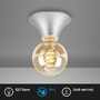 Kruhová - BRI 2114014 BRILONER Stropní svítidlo 12 cm 1x E27 max. 10 W chrom 2114014 - foto 2