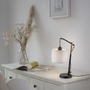 Stolní lampy dekorační - LD 14184-16 GREEN SOFI LED stolní lampa černá s imitací dřeva šňůrový vypínač IP20 do interiéru - LEUCHTEN DIREKT / JUST LIGHT - foto 2