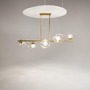 Podélná - M MOD207PL-05BS Závěsné svítidlo Miracle G9 5x28W mosaz sklo designové - MAYTONI - foto 2