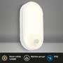 Nástěnná - BRILO 3830016 Ruch LED venkovní nástěnné svítidlo, pohybové čidlo, IP65, bílé - BRILO - foto 2