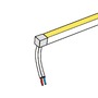 Příslušenství pro LED pásky - SLC S16196 Koncovka pro Mini Neon Flex s napájením dole - TLG - foto 2