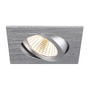 Hranatá - LA 1007330 NEW TRIA® 68 kroužek pro vestavbu do stropu, D: 8,2 Š: 8,2 H: 2,6 cm, IP 20, hliník - BIG WHITE (SLV) - foto 2