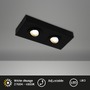 Bodová - BRI 3996025 LED CTS stropní svítidlo, 27 cm, 4W, 460lm, černá - BRILONER - foto 2