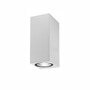 Nástěnná - NV 910042 Venkovní nástěnné svítidlo NERO hliník bílé skleněný difuzor GU10 2x7W 220-240V IP54 bez žárovky světlo nahoru a dolů - NOVA LUCE - foto 2