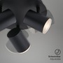 Koupelnová - BRI 2731-035 LED bodové svítidlo pr. 21 cm 3xGU10 max. 5W černá - BRILONER - foto 2