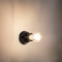 Dekorativní - FARO 62301 KERA nástěnná lampa, černá - FARO - foto 2