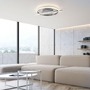 Kruhová - LD 14130-55 KORSA LED stropní svítidlo stříbrné paměťová funkce SimplyDim 3000K - JUST LIGHT - foto 2