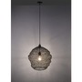 Dekorativní - LD 15715-18 KOKON Závěsná lampa bez zdroje světla, černá, design sítě - LEUCHTEN DIREKT / JUST LIGHT - foto 2