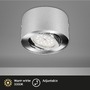 Bodová - BRI 7121-014 LED přisazené svítidlo, pr. 9 cm, 5 W, stříbrná - BRILONER - foto 2
