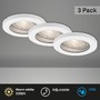 Kruhová - BRI 7181-036 3ks sada LED vestavné svítidlo, pr. 8,5 cm, 5 W, bílé - BRILONER - foto 2