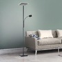 Stojací lampy - LD 11710-18 HANS LED stojací svítidlo, černá, stmívatelné, čtecí lampa, osvětlení stropu 3000K - LEUCHTEN DIREKT / JUST LIGHT - foto 2