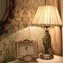 Stolní lampy dekorační - M RC247-TL-01-R Stolní lampa Grace 40W E14 béžová kov/organza/křišťál - MAYTONI - foto 2