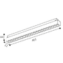 Lištové svítidla - Lištové svítidla svítidlo MAGLASER III 46, B 24W 3000K/3500K/4000K, ON/OFF - foto 2