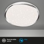 Kruhová - BRI 3403118 LED stropní svítidlo hvězdné nebe, pr. 33 cm, 18 W, chrom (starý kód: BRI 3403-118) - BRILONER - foto 2