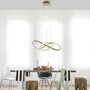 Dekorativní - LD 15402-60 MARIA LED závěsné svítidlo, matná mosaz, stmívatelné, nastavitelná výška krokově stmívatelné 3000K - LEUCHTEN DIREKT / JUST LIGHT - foto 2