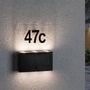 Nástěnná - P 94577 Solární LED domovní číslo a svítidlo Neda pohybové čidlo IP44 3000K antracit - PAULMANN - foto 2