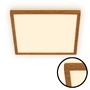 Hranatá - BRILO 7452314 Tava Wood LED stropní svítidlo, přímé a nepřímé osvětlení, ploché, imitace dřeva, 29x29 cm - BRILO - foto 2