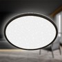 Kruhová - BRILO 7654015 Slim svítidlo LED panel pr.37,5 cm - 22W, 3000lm, hvězdné nebe, neutrální bílá, černá - BRILO - foto 2