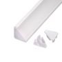 Rohové profily - LED profil R6W bílý rohový 16*16 - foto 2