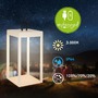Stolní lampy dekorační - BRILO 7511011 Luca LED bezdrátová lucerna IP44, stmívatelné, dotykový vypínač, béžová - BRILO - foto 2
