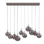 Vícečetná - PN 2221-97 Závěsné svítidlo PURE E-Infinity bronz 10x LED 7W 700lm 2200-5000K - Paul Neuhaus - foto 2