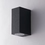 Nástěnná - FAN I-QUBO-AP2 ANT Venkovní nástěnné svítidlo Qubo antracitové, 2xGU10, IP54, 15,1 x 9,3 x 6,7 cm - FANEUROPE - foto 2