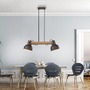 Dekorativní - LD 15742-18 CUP 2.0 závěsné svítidlo 2 ramenné dřevo z akácie nastavitelná výška industriální - JUST LIGHT - foto 2