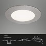 Kruhová - BRI 7284012 LED vestavné svítidlo, pr. 12 cm, 7 W, matný nikl (starý kód: BRI 7284-012) - BRILONER - foto 2