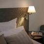 Dekorativní - FARO 24006-11 ETERNA pravá chrom/béžová nástěnná lampa se čtecí lampičkou - FARO - foto 2