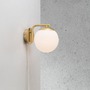 Dekorativní - NOR 47091025 Nástěnné svítidlo Grant 1x40W E14 mosaz opál - NORDLUX - foto 2