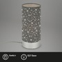 Stolní lampy dekorační - BRILO 7028-014 Hvězdné nebe stolní lampa, pr. 11 cm, max. 25 W, šedá - BRILO - foto 2