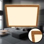 Hranatá - BRILO 7452314 Tava Wood LED stropní svítidlo, přímé a nepřímé osvětlení, ploché, imitace dřeva, 29x29 cm - BRILO - foto 2