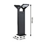 Sloupková - P 94861 LED stojací svítidlo Juntea IP44 585mm 3000K 2x12,5W 230V antracit hliník - PAULMANN - foto 2