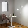 Stojací lampy - FAN I-LEMONDE-PT Stojací lampa Piantana Lemonde, chromová, nastavitelná, 2 x E27, 153 x 36 cm - FANEUROPE - foto 2