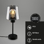 Stolní lampy dekorační - BRILO 7617015 Stolní lampa, 35,5 cm, 1x E27, max. 10W, černá - BRILONER - foto 2